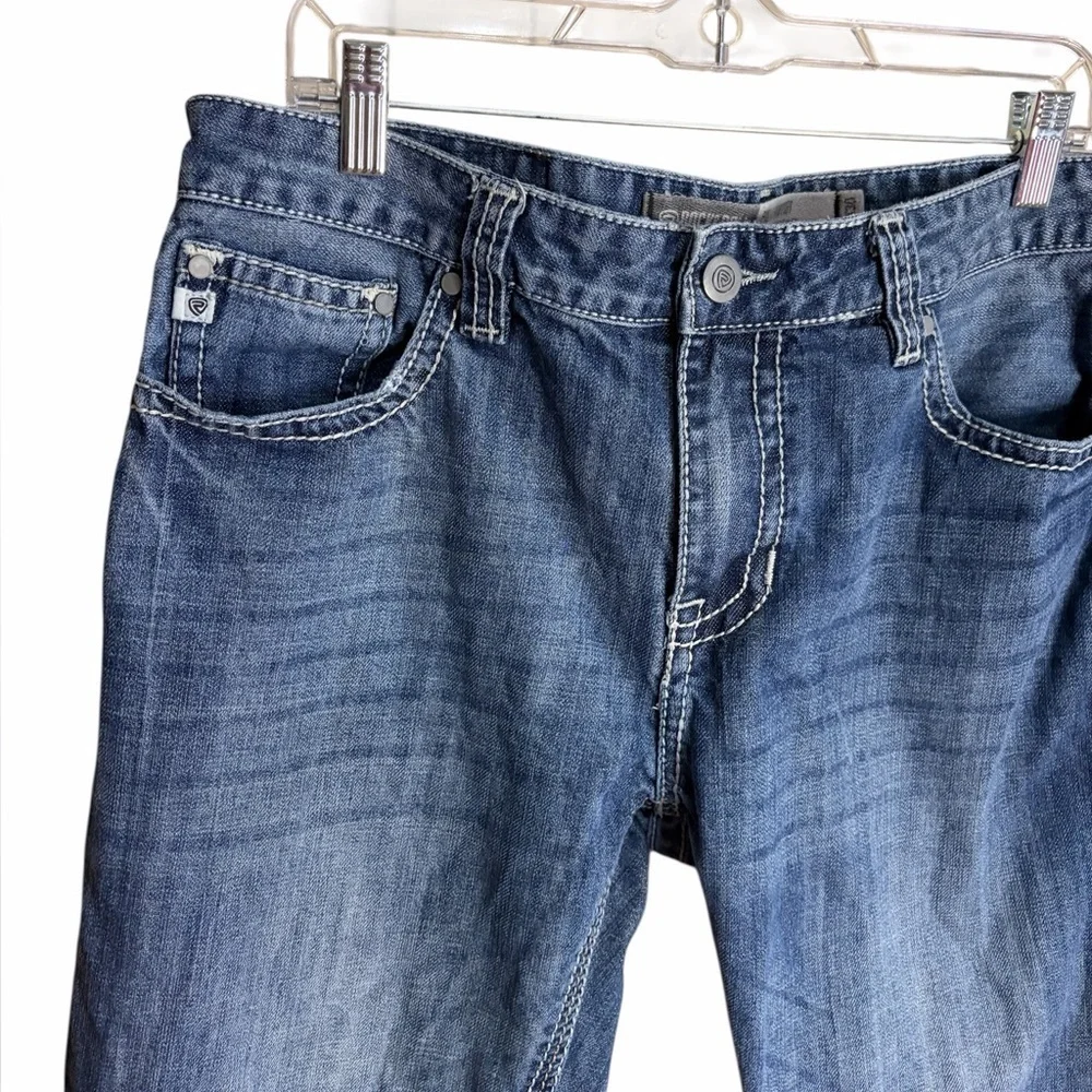 Rock and Roll Cowboy Relaxed Fit Pistol Straight Bootcut Jeans